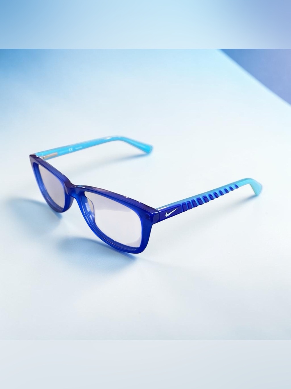 Nike 5509 450 Kids’ 48-17-130mm Blue Eyewear Frames & Pouch